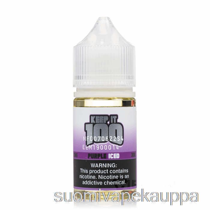 Vape Netistä Purppurajää - Säilytä 100 Suolaa - 30ml 50mg